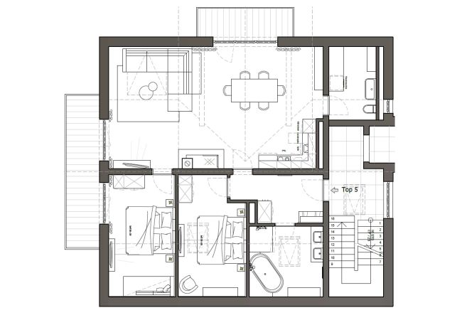 Ferienwohnung in Rauris - M1 - Penthouse Apartment Ferienwohnung in Rauris - M1 - Penthouse Apartment