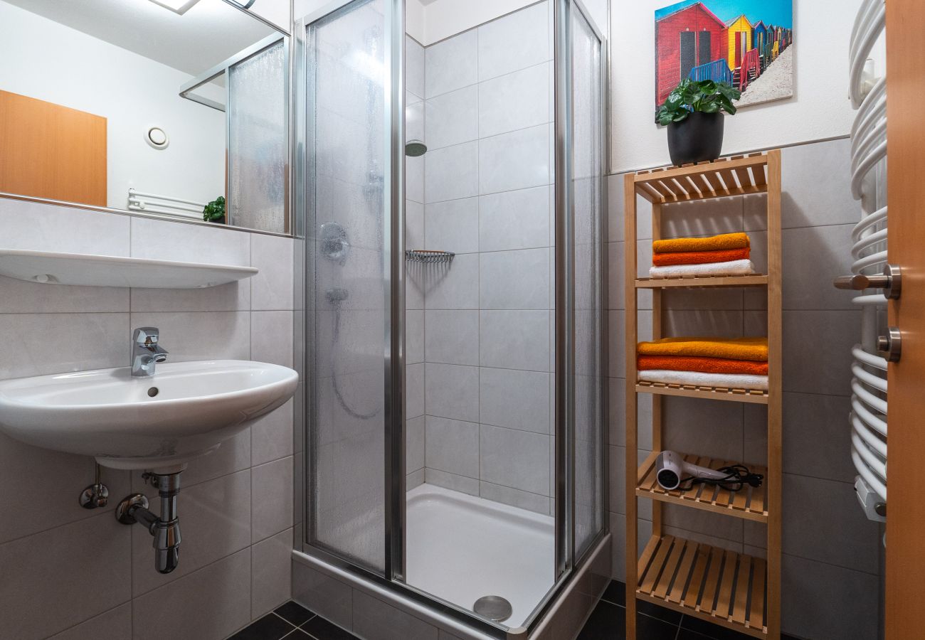 Badezimmer im Appartements MaLo by we rent