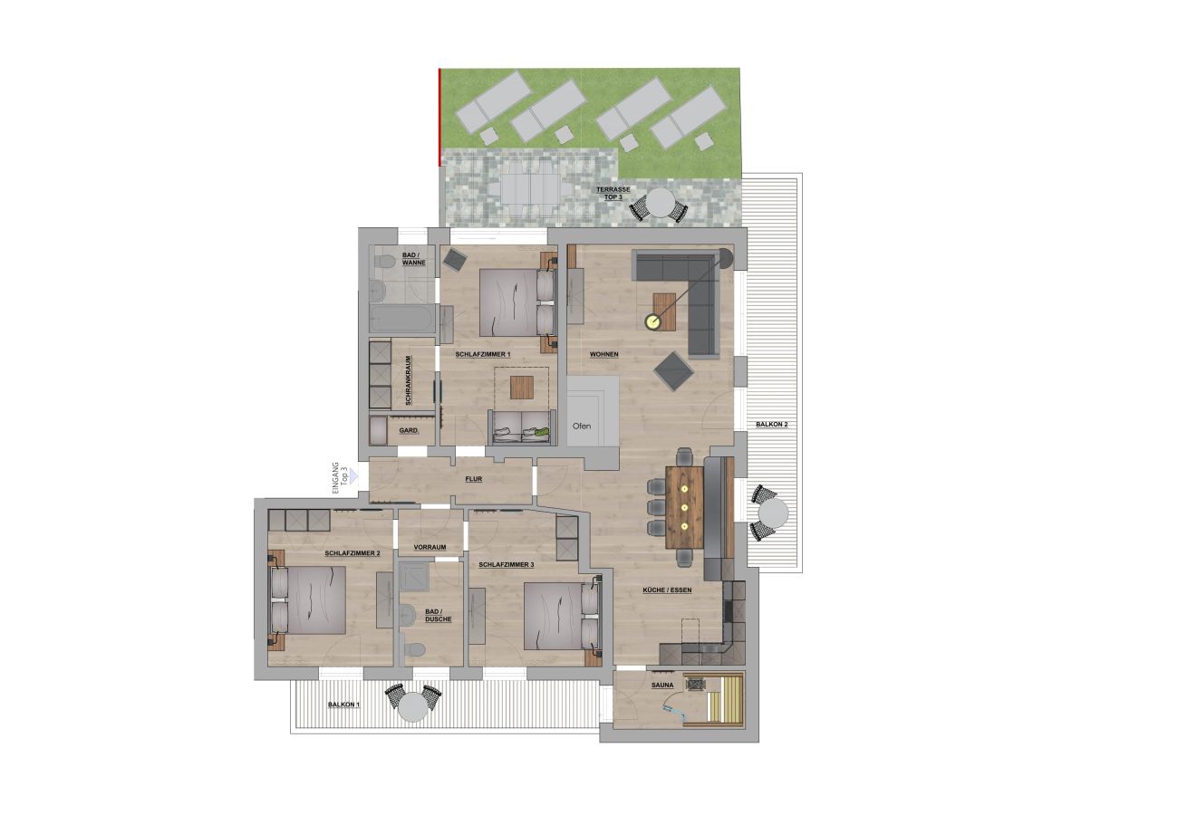 Ferienwohnung in Maria Alm am Steinernen Meer - KUCKUCK Hinterthal - Top 3 Ferienwohnung in Maria Alm am Steinernen Meer - KUCKUCK Hinterthal - Top 3